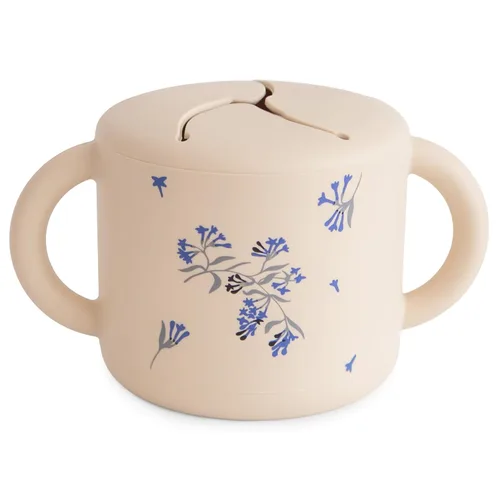 Miniatura 22 de mushie - Taza para merienda de silicón, contenedor de alimentos a prueba de derrames para niños pequeños y bebés (arena movediza)