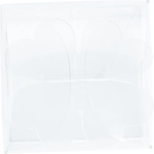 Miniatura 15 de Restaurantware - Cajas de recuerdo de boda de 2.8 x 2.4 pulgadas, 100 cajas de dulces transparentes con parte superior de trébol. Para bodas, baby