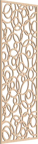 Miniatura 184 de Latrobe Paneles de pared decorativos de madera con calado, 9 3/8 pulgadas de ancho x 24 3/8 pulgadas de alto x 3/8 de alto, roble rojo rojo (Red Oak)