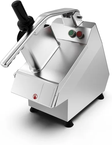 LEEVOT Cortador de verduras comercial con 6 cuchillas, procesador de alimentos eléctrico para cortar, picar y rallar, rallador de queso profesional,