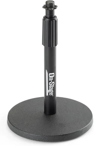 Miniatura 3 de Soporte ajustable OnStage de mesa para micrófono, Negro