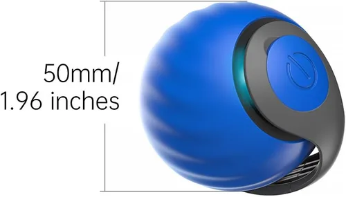 Miniatura 9 de Petgravity Speedy Sprint - Pelota de juguete para gatos, juguetes interactivos mejorados para gatos de interior, 2 velocidades, pelota móvil Azul