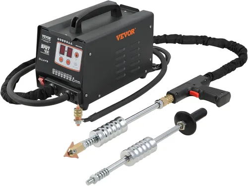 Miniatura 12 de VEVOR - Extractor de abolladuras para soldador por puntos de 110 V, kit de reparación de abolladuras de 3000 W, 7 modelos de máquina de soldadura