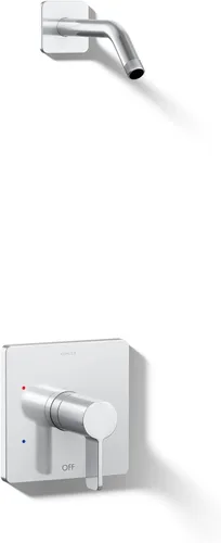 KOHLER Juego de molduras de ducha Parallel Rite-Temp Cromo pulido
