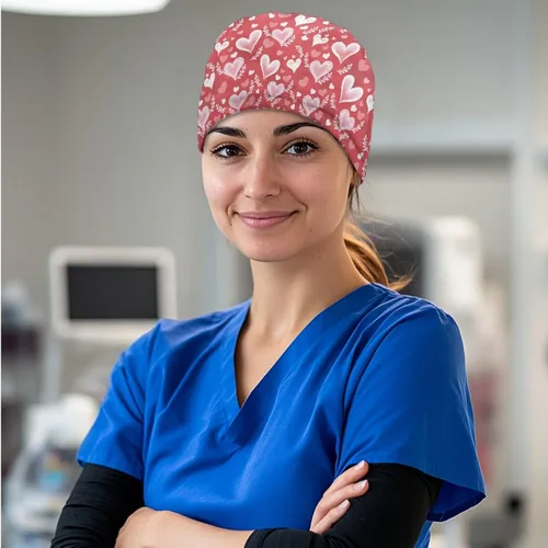 Miniatura 128 de Babrukda Paquete de 2 gorras con banda para el sudor ajustable con lazo en la espalda, gorro divertido