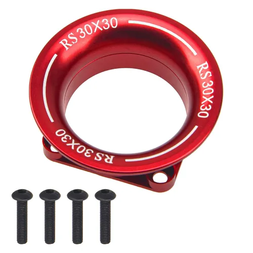 Miniatura 3 de Motor de metal ESC Cubierta de ventilador de refrigeración Canal de entrada de aire 3010 para ventilador de motor 540 550 de 1.181 in × 1.181 in Rojo