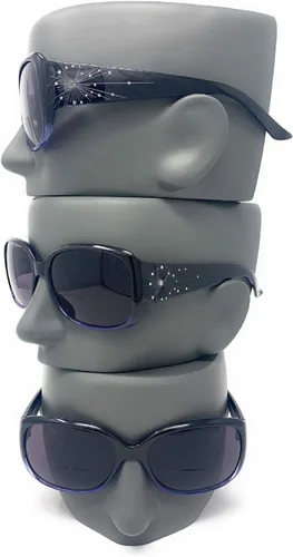 Miniatura 5 de The Pizzazz - Lentes de sol bifocales para mujer, lentes de lectura coloridos de dos tonos, lentes de sol bifocales degradados para mujer