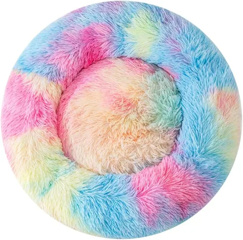 Miniatura 7 de Cama de perro en forma de dona, cama pequeña para mascotas, cama para mascotas, cama para cachorros, cama de gatito, cama de conejo, camas