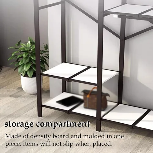 Miniatura 4 de large closets Folding Closet with Cloth Cover Clothes Closet Portable Wardrobe Closet Metal Iron Frame Closets for Bedroom Large Closet Space-saving
