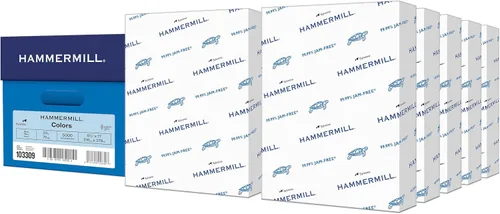 Miniatura 30 de Hammermill Papel de color, papel de impresora crema de 20 libras, 8.5 x 11-1 resma (500 hojas), fabricado en los Estados Unidos, papel pastel