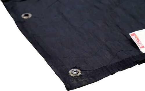 Miniatura 7 de Mytee Products Manta pequeña negra amortiguadora de sonido con ojales, 48 x 48 pulgadas, manta móvil con absorción de sonido, tejido de 1 paquete