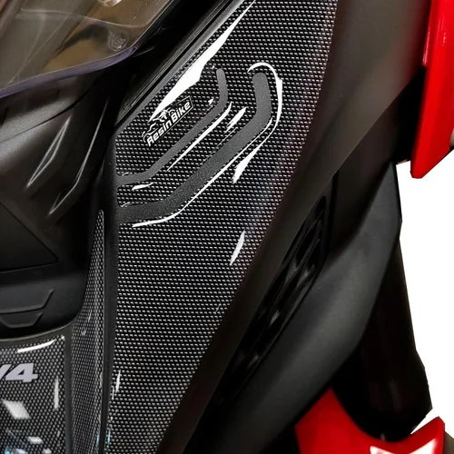 Miniatura 4 de Resin Bike Adhesivos 3D para motocicleta compatibles con Ducati Multistrada V4 1100 2021-2023 2021-2023. Punta frontal de protección contra golpes