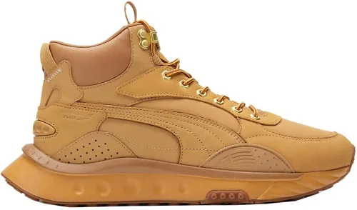 Miniatura 2 de PUMA mens Wild Rider Mid High Top Lace Up Sneakers