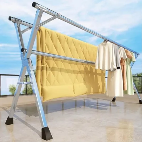 Miniatura 3 de Estante de secado ajustable para ropa interior y exterior, soporte plegable de acero inoxidable, colgador de ropa resistente