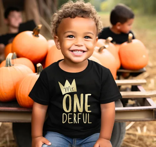 Miniatura 2 de Mr One-Derful - Camiseta de béisbol para niño de primer cumpleaños