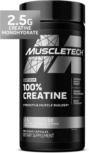 Miniatura 9 de MuscleTech Platinum - Monohidrato de creatina en polvo, micronizada para recuperación muscular y aumentar la musculatura en hombres o mujeres