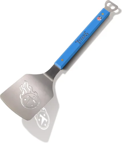 Miniatura 35 de YouTheFan NFL Sportula (espátula) de acero inoxidable de 18 pulgadas con abrebotellas