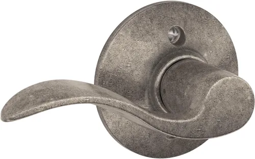 Miniatura 61 de SCHLAGE - Manija de puerta Accent con cerradura de paso libre para pasillo y armario en bronce antiguo - F10 ACC 716 Bronce Envejecido