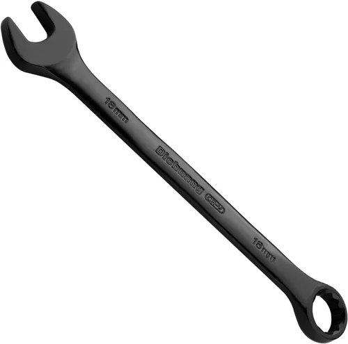 Miniatura 13 de Auniwaig Cr-V - Llave combinada de 0.394 in, 5.315 in de longitud, diseño de 12 puntos, revestimiento de electroforesis negro