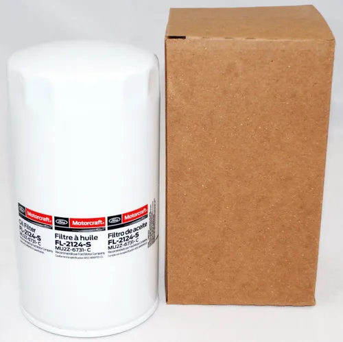 Miniatura 3 de OverstockDirect Filtro de Aceite Genuino FL2124S MU2Z6731C se adapta a muchos Camiones Diésel Super Duty con 6.7L Powerstroke. El Kit de Cambio