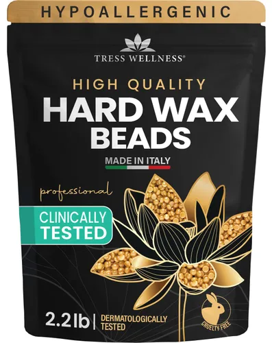 Miniatura 13 de Tress Wellness Cuentas de cera, seguras para la piel, probadas dermatológicamente, kit para bikini en casa, brasileño y cuerpo completo, lavanda