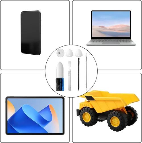 Miniatura 7 de Kit de herramientas de reparación de teléfonos celulares, 7 piezas, herramienta de palanca de metal antiestático, herramienta de apertura de palanca