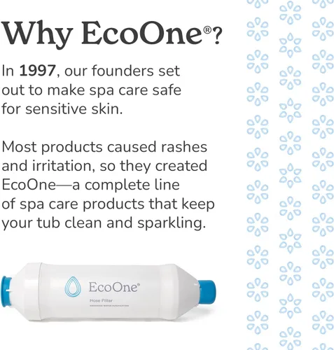 Miniatura 5 de EcoOne Spa Mensual Tratamiento de Spa Suave y Natural Limpiador Acondicionador para Tina de Hidromasaje, Piscina y Spa Limpiador para Tina
