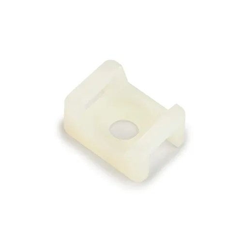 Miniatura 4 de 3M Base de montaje para bridas de cables, montaje de tornillo de 2 vías, 0.60 x .41 pulgadas, bolsa de 100