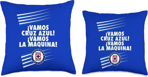 Miniatura 3 de Deportivo Cruz Azul Azules - Almohada de 16 x 16 pulgadas, multicolor