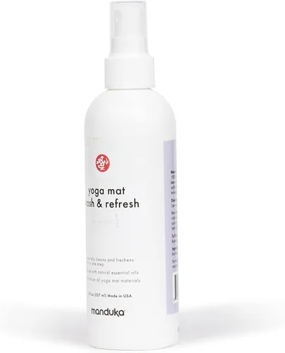 Miniatura 7 de Manduka Limpiador y Refrescante para Esterilla de Yoga – Aerosol de limpieza de esterilla de yoga de aceite esencial 100% natural, limpiador