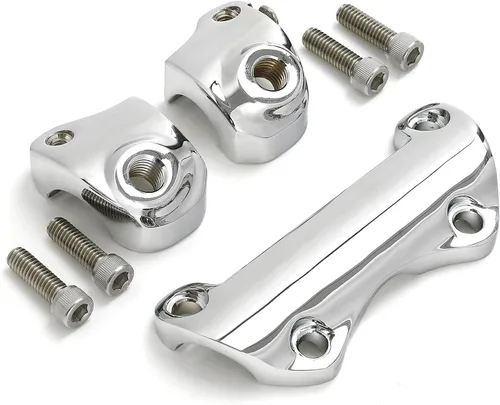Miniatura 8 de TCT-MOTORPARTS 1" Elevadores de Manillar con Abrazadera Superior Compatibles con Harley Touring Road King Glide 1988-2023 Para barra de 1 pulgada #1