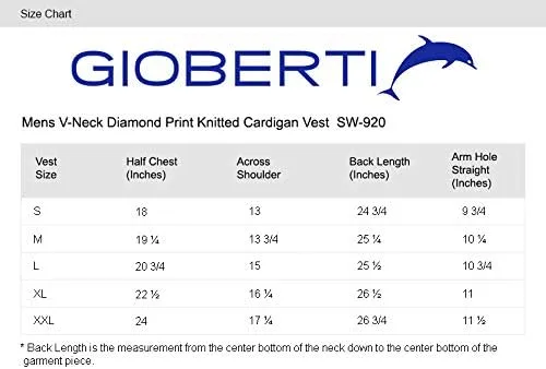 Miniatura 4 de Gioberti Chaleco sin mangas de punto de diamante súper suave para hombre