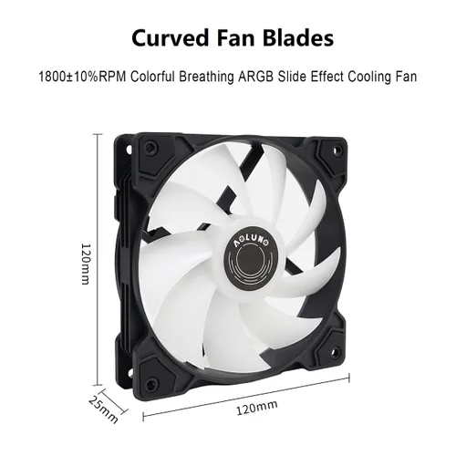 Miniatura 3 de Enfriador líquido de CPU Enfriador de agua de CPU de 9.449 in Aio Enfriador de CPU Líquido Enfriamiento de CPU, Compatible con AM4 AMD Intel LGA RGB