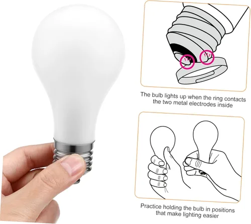 Miniatura 7 de Gadpiparty Bombilla de trucos mágicos de 3 piezas, lámpara de truco de cerca, accesorios mágicos, ilusiones, bombilla de juguete antiestrés