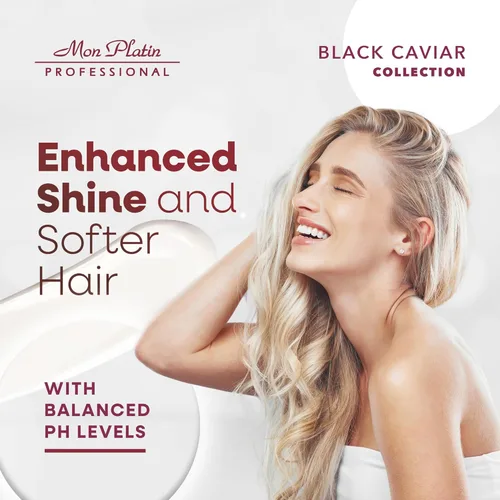 Miniatura 4 de Mascarilla para el cabello rubio caviar negro, tratamiento hidratante intensivo para cabello rubio, decolorado o tratado con color, fórmula Negro