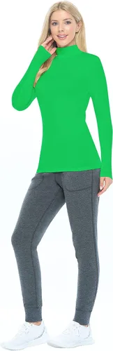 Miniatura 2 de Natural Uniforms Camiseta de manga larga con cuello alto falso para mujer