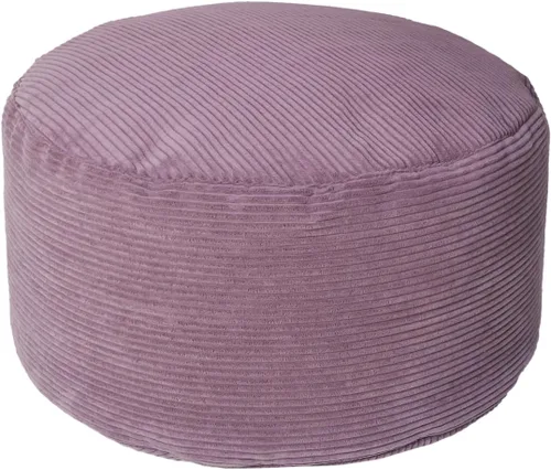 Miniatura 15 de Sorra Home Sutherland Dove Puf redondo para interiores, 20 pulgadas de ancho x 20 pulgadas de profundidad x 18 pulgadas de alto Paloma