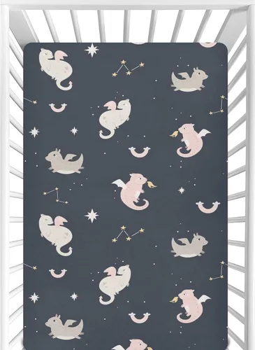 Miniatura 23 de CaTaKu Sábanas de cuna para niñas y niños – Sábanas de bebé bohemias con flores silvestres, sábanas de colchón neutro para cuna para cama