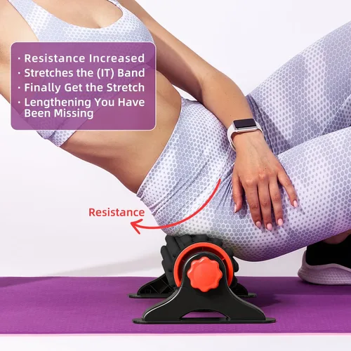 Miniatura 4 de XL IT Band - Rodillo de espuma firme con soporte de resistencia, 17 pulgadas, rodillo de ejercicio para problemas de banda de TI, masaje muscular