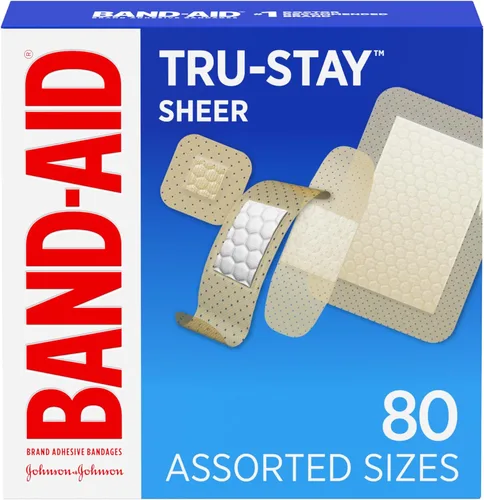 Miniatura 12 de BAND-AID Brand Sheer Spots - Vendajes adhesivos cuadrados pequeños transparentes, estériles, envueltos individualmente, discretos para primeros
