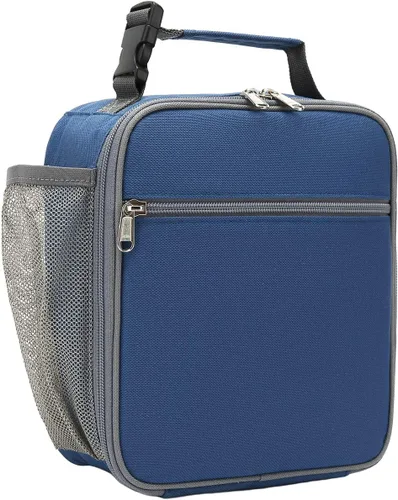 Miniatura 22 de FlowFly Lonchera para niños, bolsa suave aislada, mini hielera para el regreso a clases, kit de bolsa térmica para comidas, para niñas, niños, robot
