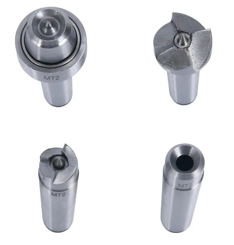 Miniatura 3 de 8MILELAKE MT2 Torno de madera Live Center Set, 4pcs Drive Spur Cup Kit Arbor Carpintería