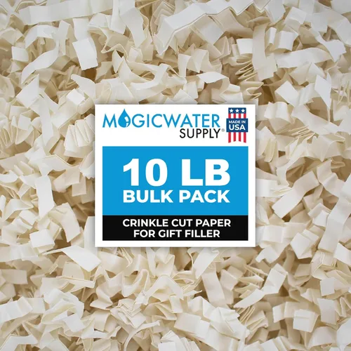 Miniatura 29 de MagicWater Papel de Corte Ondulado para Cestas de Regalo - 10 LB - Verde Militar - Perfecto para Relleno de Papel Triturado, Relleno de Cestas