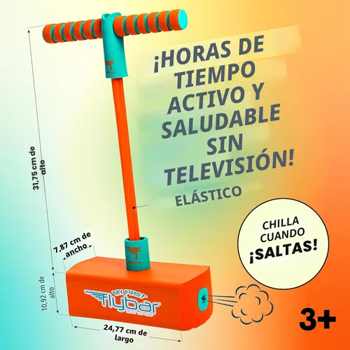 Miniatura 4 de Flybar My First Foam Pogo Jumper para niños, divertido y seguro Pogo Stick para niños pequeños, espuma duradera y puente elástico para edades de 3