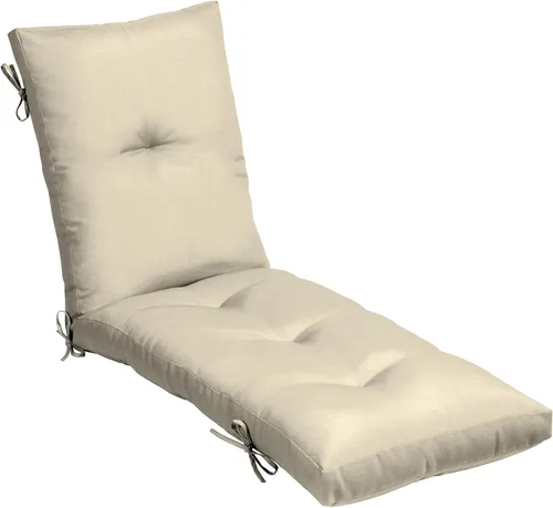 Miniatura 19 de Arden - Cojín acolchado moderno de felpa para exteriores para chaise longue, 76 x 22 pulgadas, resistente a la lluvia y a la decoloración, cojín
