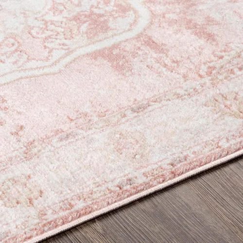 Miniatura 6 de Livabliss Bilal - Alfombra tradicional de medallón para pasillo, 2 pies 7 pulgadas x 7 pies, 3 pulgadas, color rosa