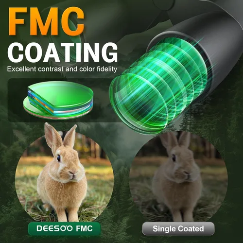 Miniatura 4 de Prismáticos HD de 12-36 x 50 para adultos, binoculares de alta potencia con visión clara de poca luz para observación de aves, binoculares con zoom