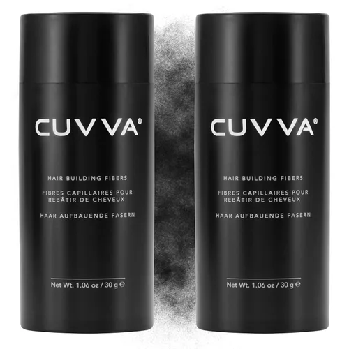Miniatura 12 de CUVVA Fibras para la construcción del cabello (1.06 oz). Rellena instantáneamente el cabello fino y adelgazante para crear un aspecto más grueso