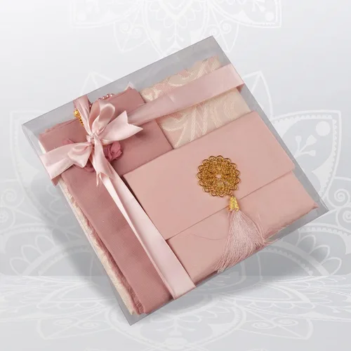 Miniatura 2 de BABY SHOWER CHOCOLATE Juego de regalo islámico de alfombra de oración, tapete de oración de terciopelo, cuentas de oración, bufanda y libro Yaseen