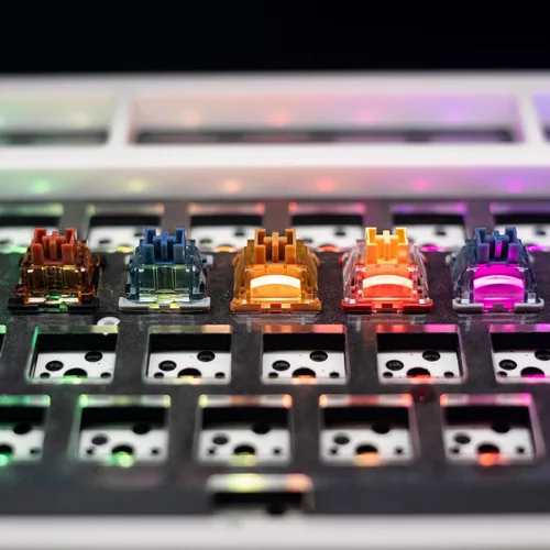 Miniatura 7 de GK GAMAKAY Phoenix - Interruptor de teclado silencioso lineal con difusor LED para teclado mecánico retroiluminado de 5 pines interruptores